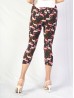 Flamingo Print Stretch Capri